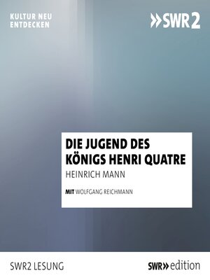 cover image of Die Jugend des König Henri Quatre